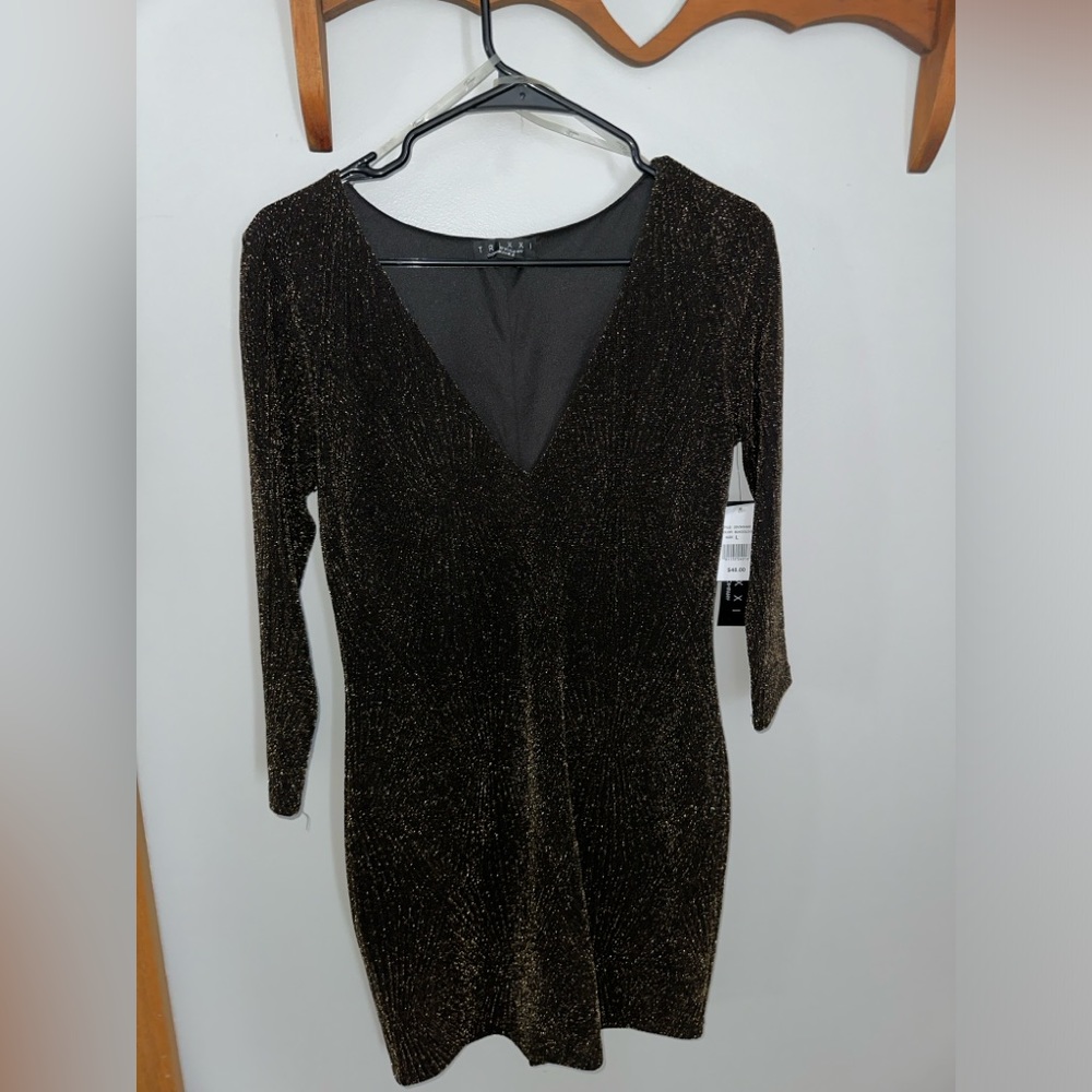 Trixxi dress. Black sparkly dress